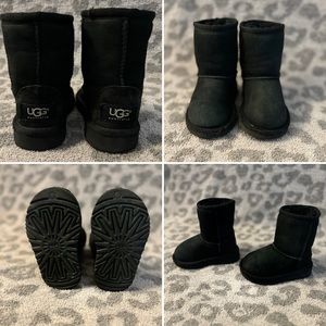 Uggs toddler size 6 black